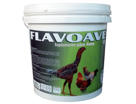 Flavoaves Elite - Com Promotor Flavomicina - Balde 5kg