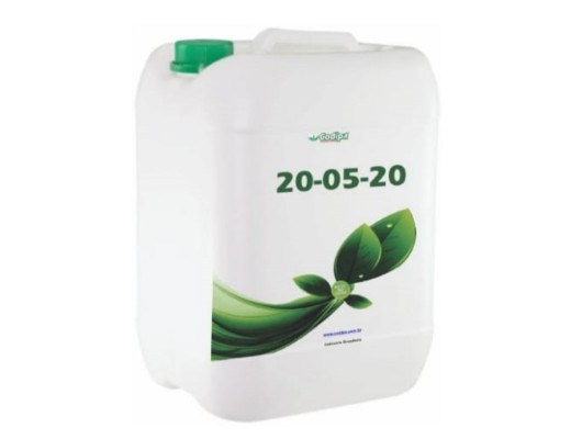 Fertilizante adubo folhas NPK 20-05-20 - 5 litros