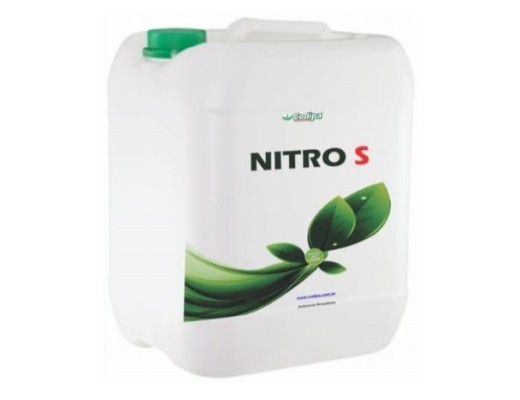 Fertilizante Nitro S, enxofre 6% + N 22% + aminoácidos 5 L