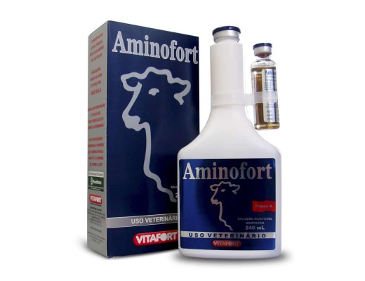 Aminofort 250ml Eurofarma - Promotor De Engorda P/ Bovinos