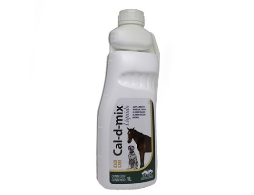 Cal-d-mix Vetnil Liquído, Suplemento Vitamínico e Mineral 1L