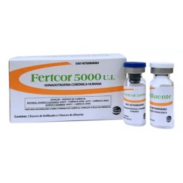 Fertcor Hcg 5000 UI 2 Ampola + 2 Diluente - Ceva