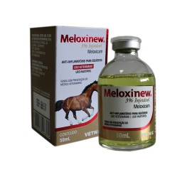 Meloxinew Vetnil Injetável 3% Fr 50 Ml, Anti-inflamatório