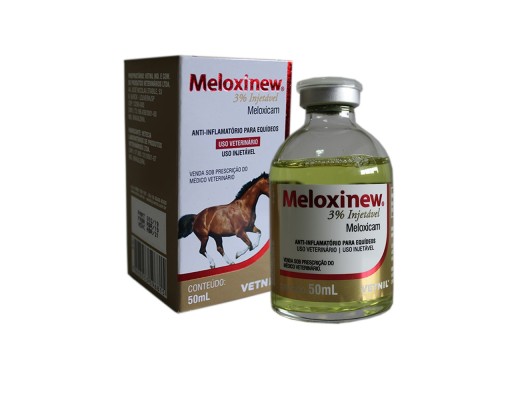 Meloxinew Vetnil Injetável 3% Fr 50 Ml, Anti-inflamatório