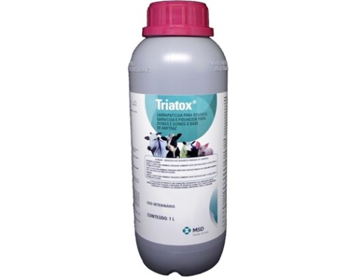 Triatox 12,5% Pulverização, Carrapaticida 1 Litro