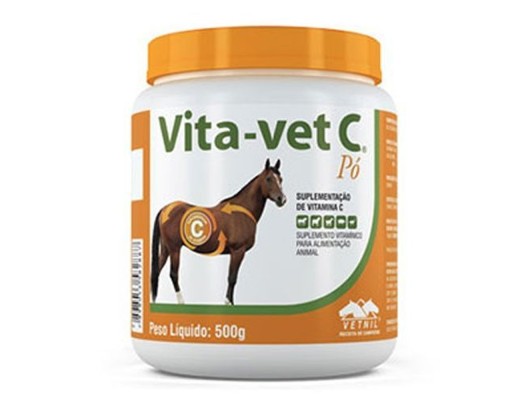 Vita-vet C Vetnil Pó Suplemento Para Equinos & Muares - 500g