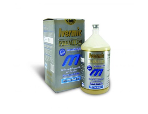 Ivermic Premium 3,15% Endectocida Injetável Microsules - 500 ml