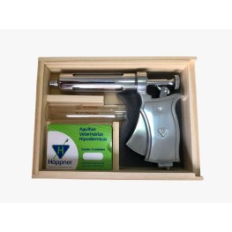 Pistola Veterinaria Hoppner Automatica Completa + Brinde.